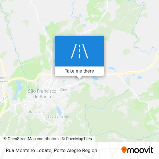 Rua Monteiro Lobato map