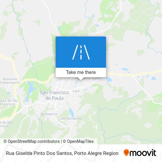 Rua Giselda Pinto Dos Santos map