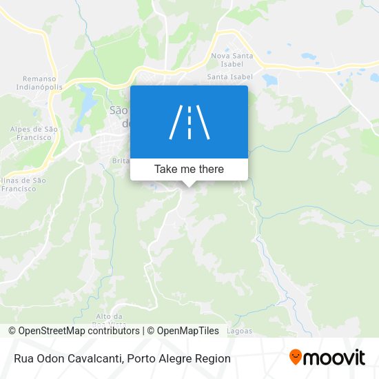 Rua Odon Cavalcanti map