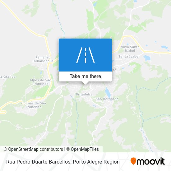 Rua Pedro Duarte Barcellos map