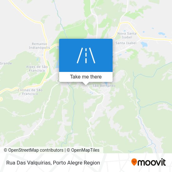 Rua Das Valquírias map