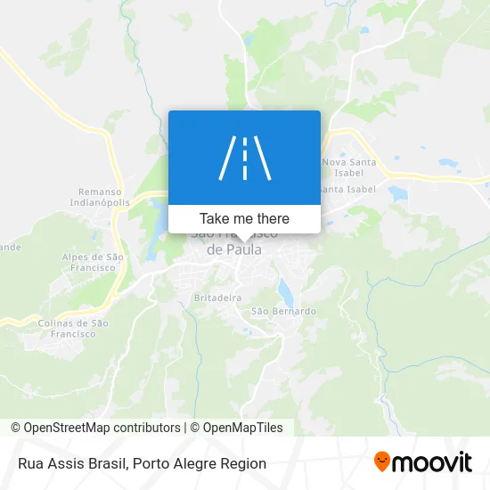 Rua Assis Brasil map