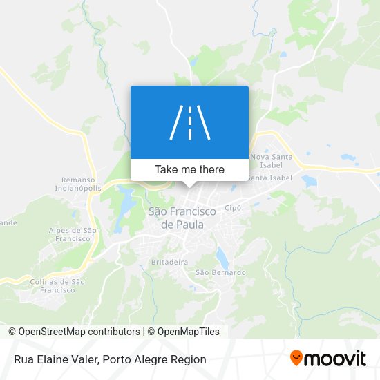 Rua Elaine Valer map
