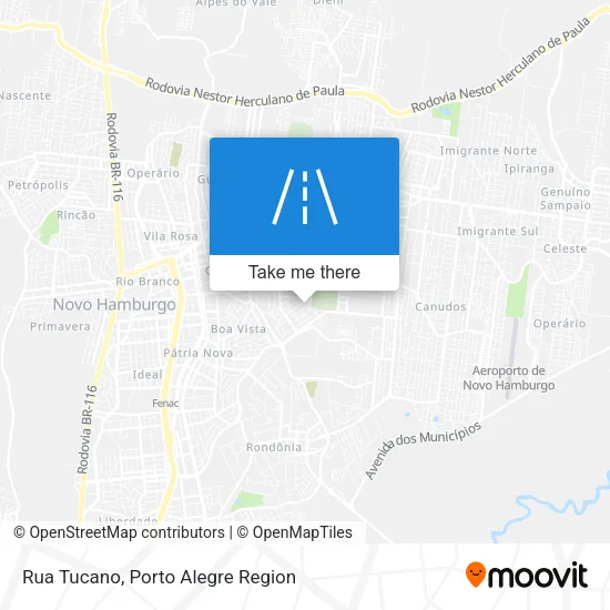 Rua Tucano map