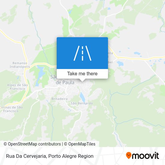Rua Da Cervejaria map