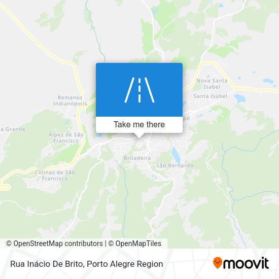 Rua Inácio De Brito map
