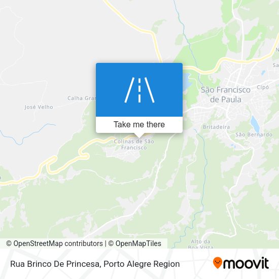 Rua Brinco De Princesa map