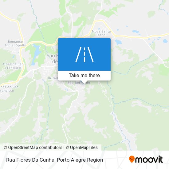 Rua Flores Da Cunha map