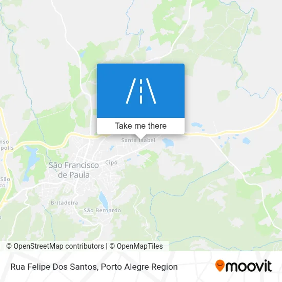 Rua Felipe Dos Santos map