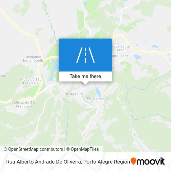 Rua Alberto Andrade De Oliveira map