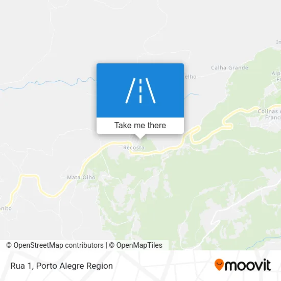 Rua 1 map
