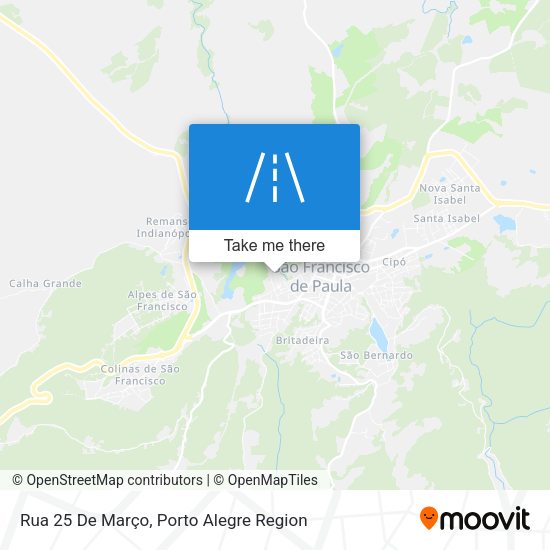 Rua 25 De Março map