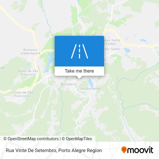 Rua Vinte De Setembro map
