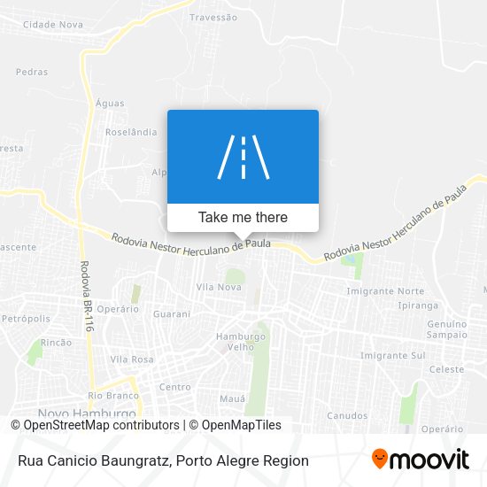 Rua Canicio Baungratz map