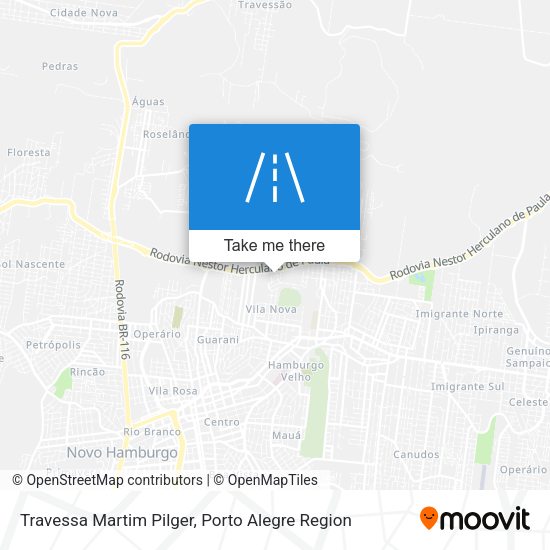 Travessa Martim Pilger map