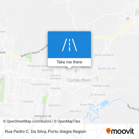 Rua Pedro C. Da Silva map