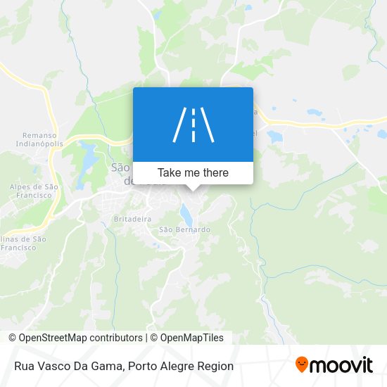 Rua Vasco Da Gama map