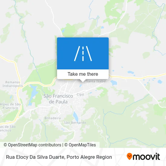 Rua Elocy Da Silva Duarte map