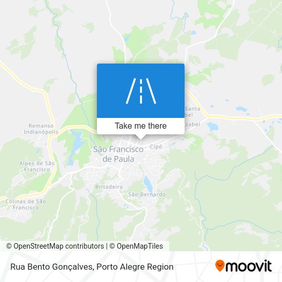 Rua Bento Gonçalves map