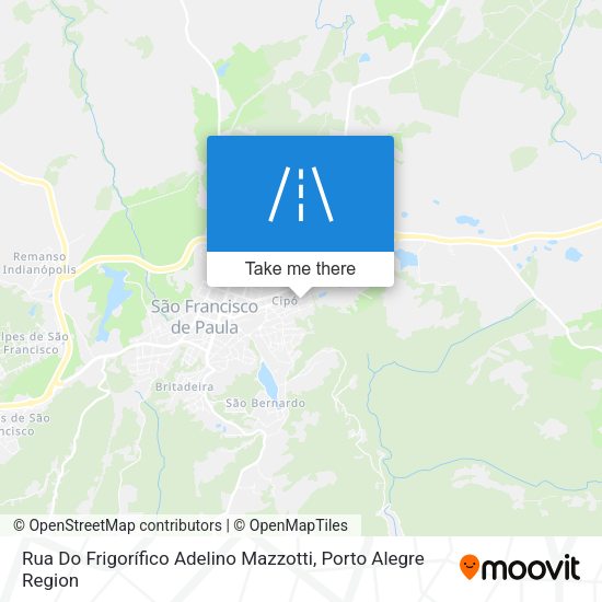 Rua Do Frigorífico Adelino Mazzotti map
