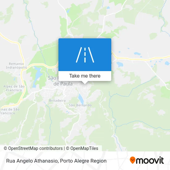 Rua Angelo Athanasio map