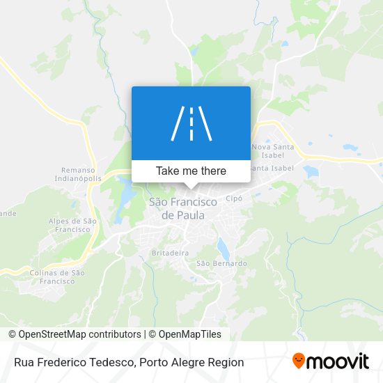Rua Frederico Tedesco map