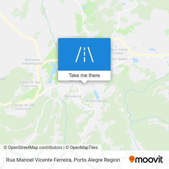 Rua Manoel Vicente Ferreira map