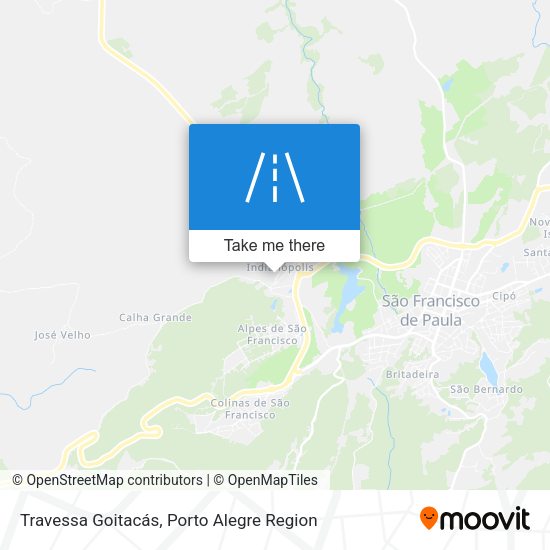 Travessa Goitacás map