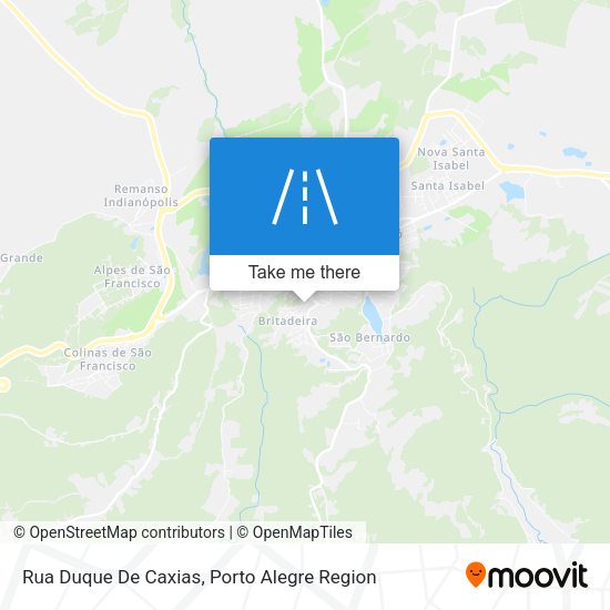 Rua Duque De Caxias map