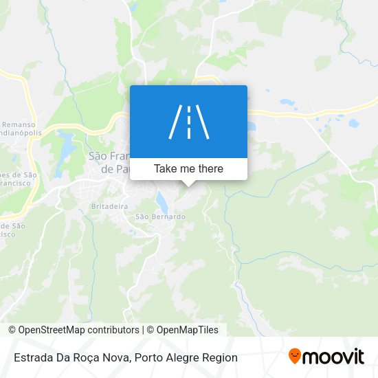 Estrada Da Roça Nova map
