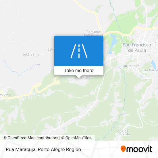 Rua Maracujá map