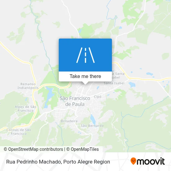 Rua Pedrinho Machado map
