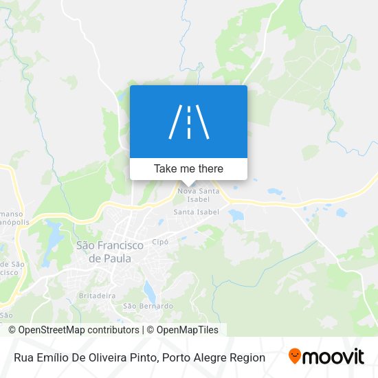Rua Emílio De Oliveira Pinto map