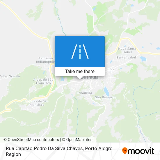 Rua Capitão Pedro Da Silva Chaves map