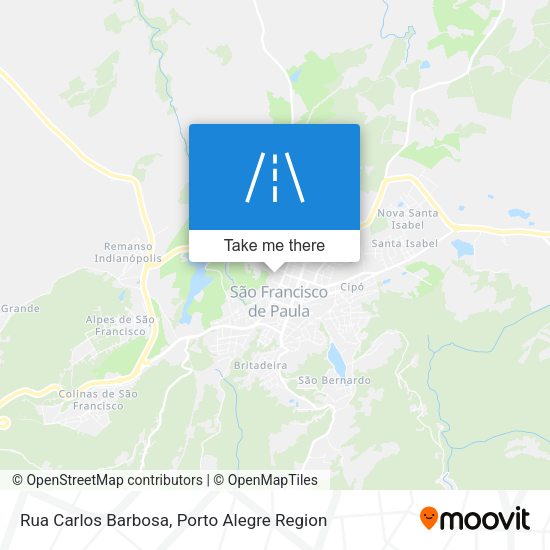 Rua Carlos Barbosa map