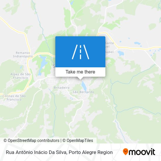 Rua Antônio Inácio Da Silva map