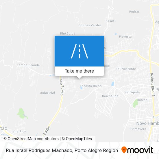 Rua Israel Rodrigues Machado map