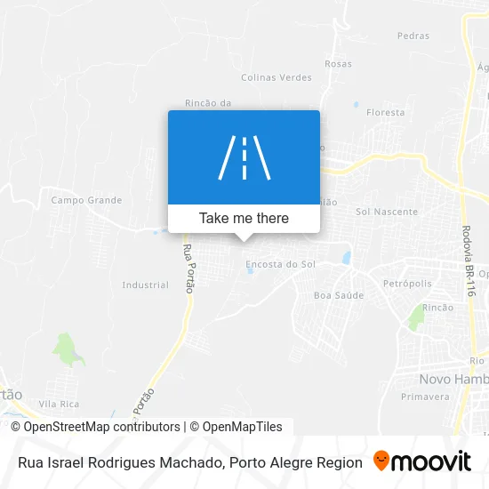 Rua Israel Rodrigues Machado map