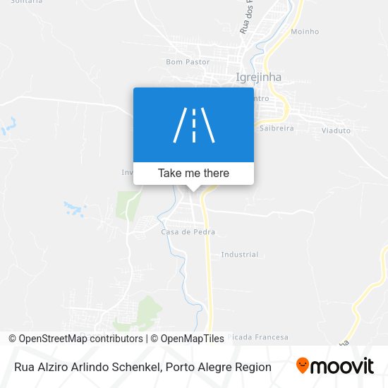 Rua Alziro Arlindo Schenkel map