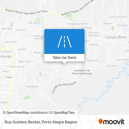 Rua Gustavo Becker map