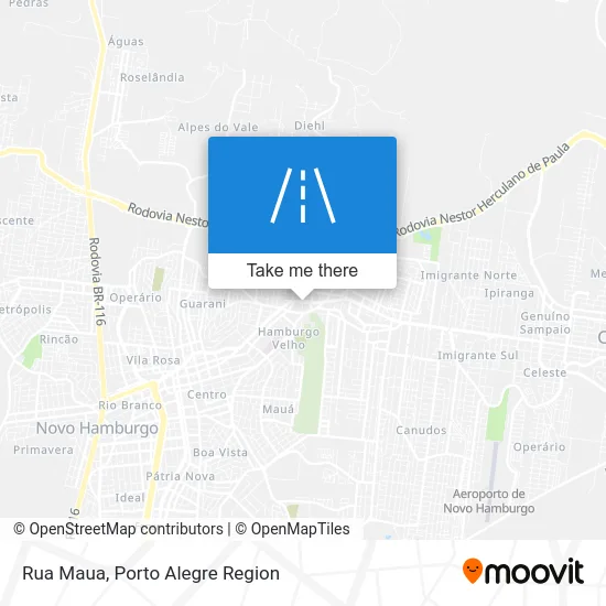 Rua Maua map