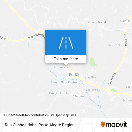 Rua Cachoeirinha map