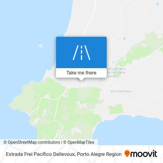 Estrada Frei Pacífico Dellevoux map