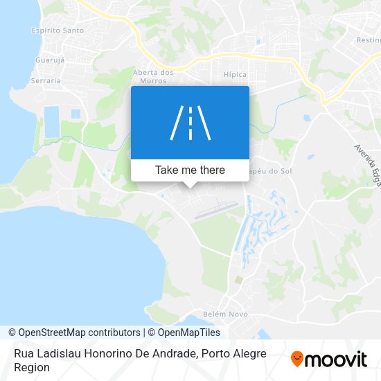 Rua Ladislau Honorino De Andrade map