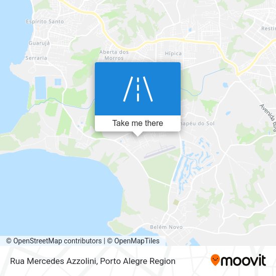 Rua Mercedes Azzolini map