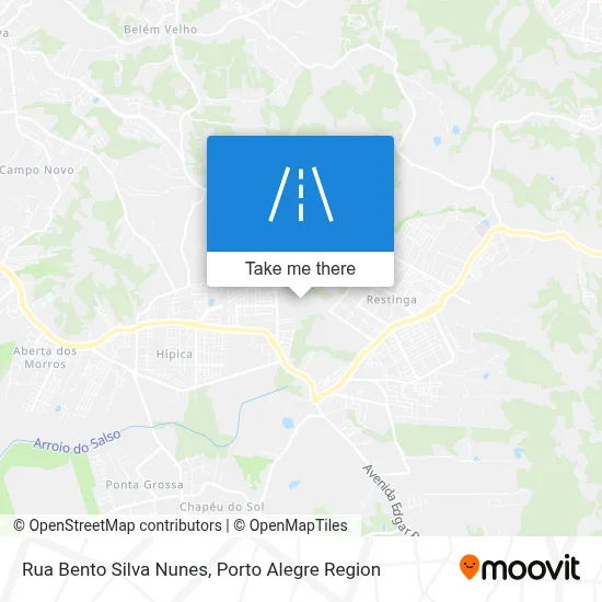Rua Bento Silva Nunes map