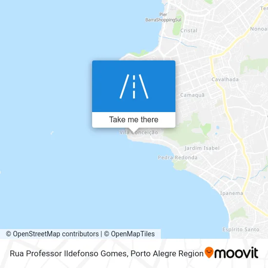Rua Professor Ildefonso Gomes map