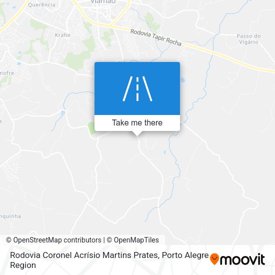 Rodovia Coronel Acrísio Martins Prates map