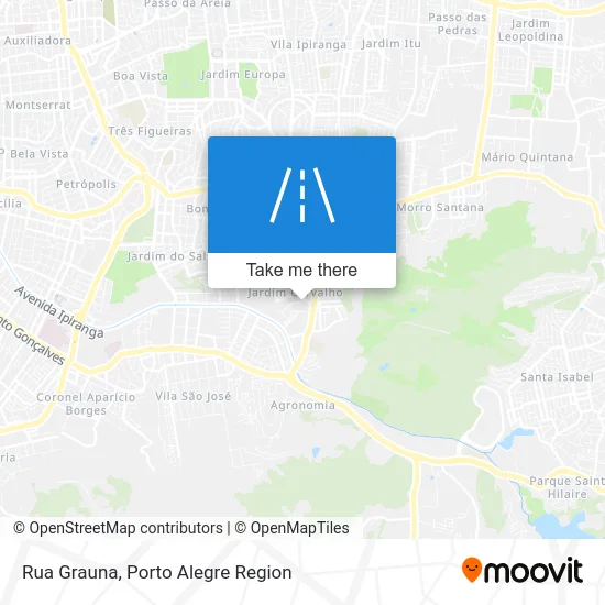 Rua Grauna map