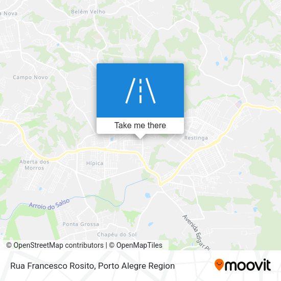 Rua Francesco Rosito map